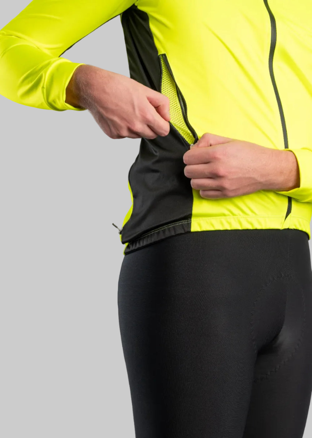 TechBoost | Cycling | IronShell Jacket | Fluo Geel