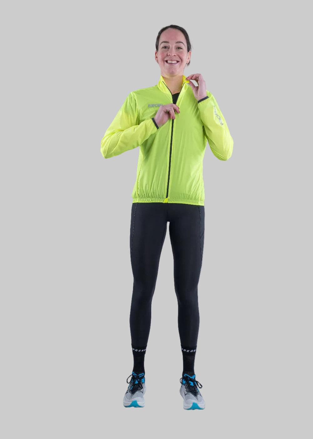 TechBoost | Running Jacket | Fluo Geel | Dames