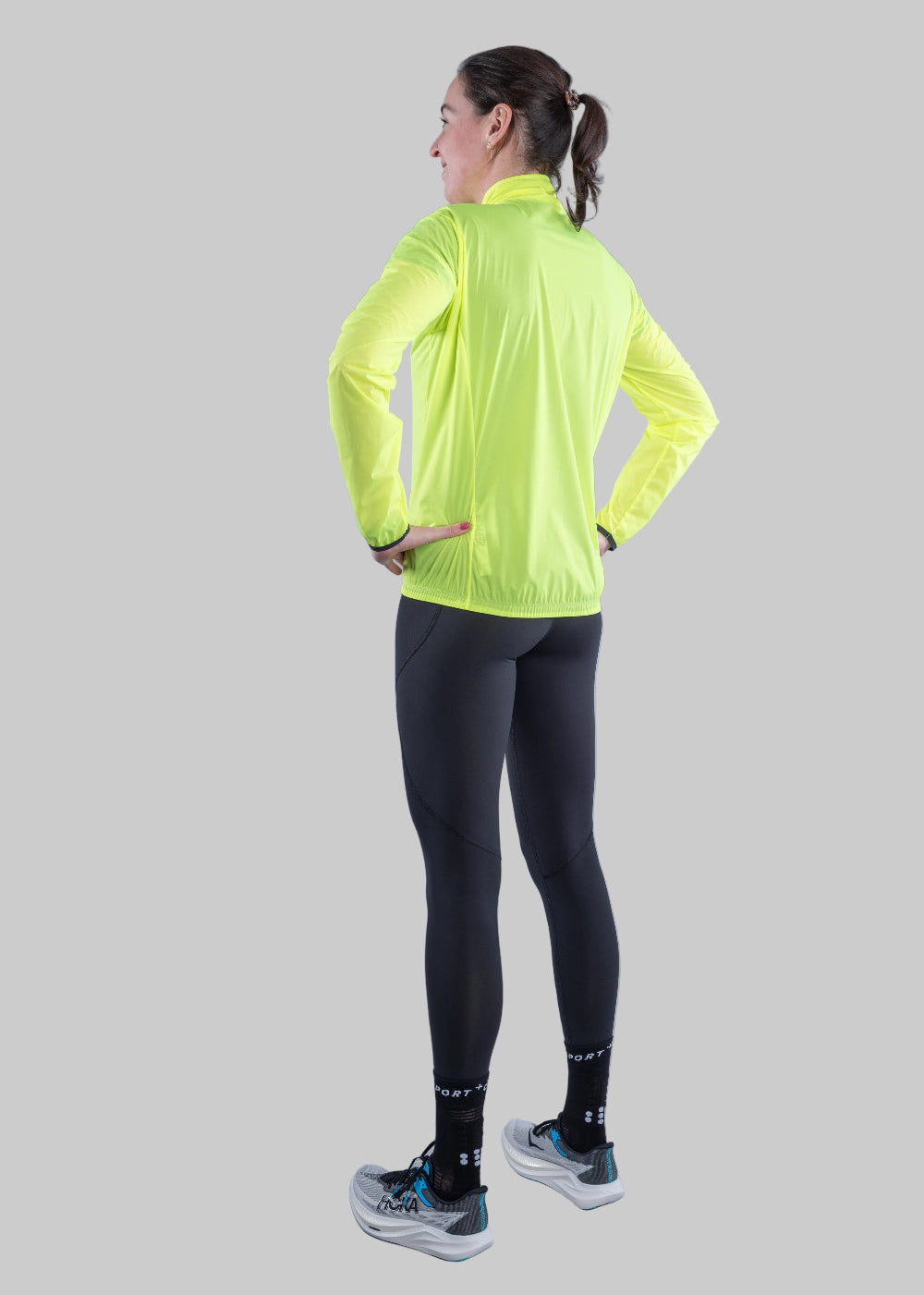 TechBoost | Running Jacket | Fluo Geel | Dames