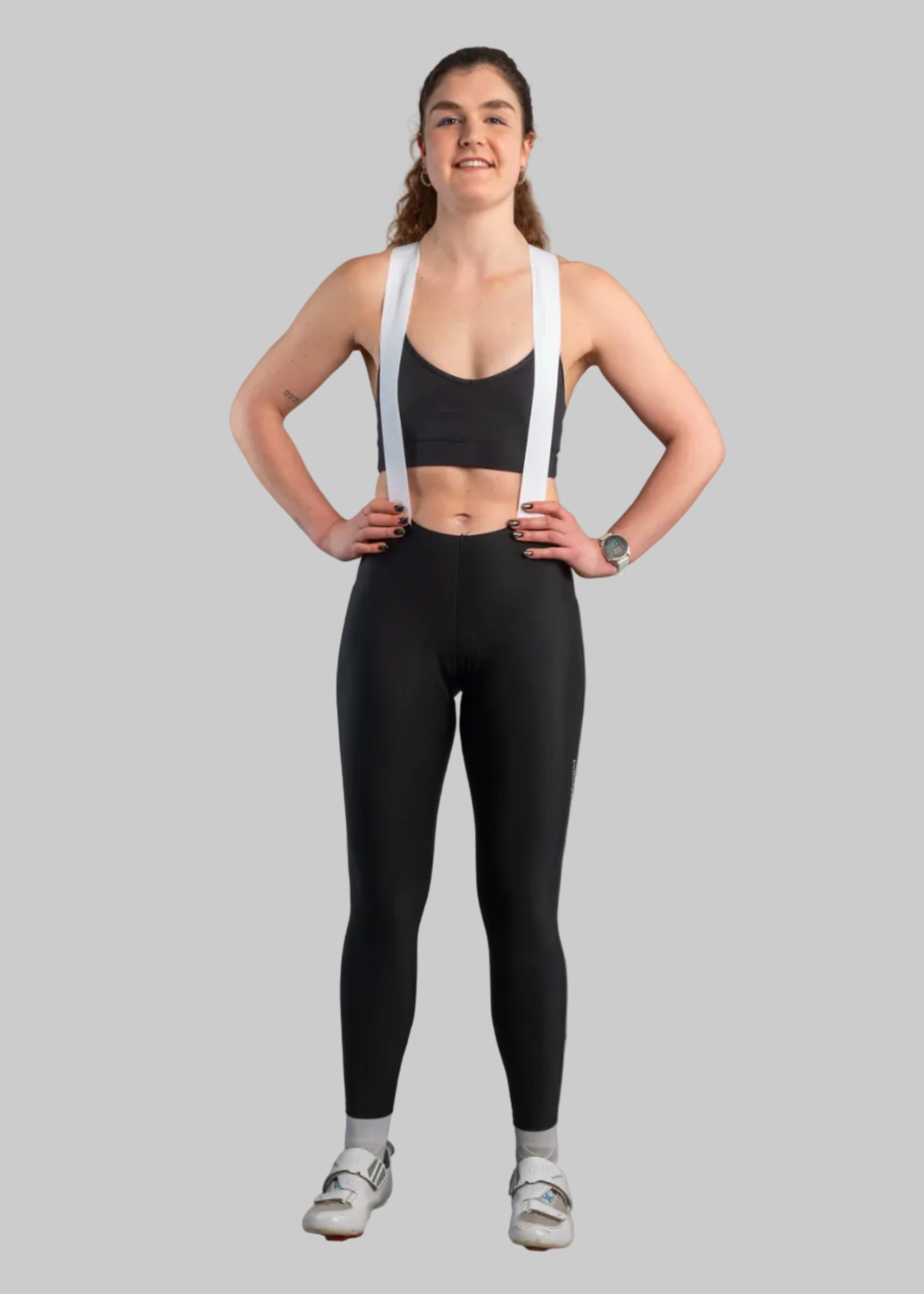 TechBoost | Cycling Long Bib | Zwart | Dames