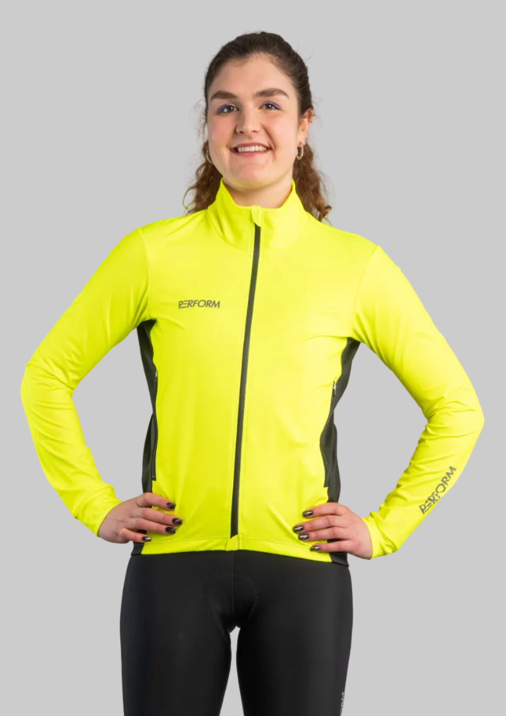 TechBoost | Cycling | IronShell Jacket | Fluo Geel