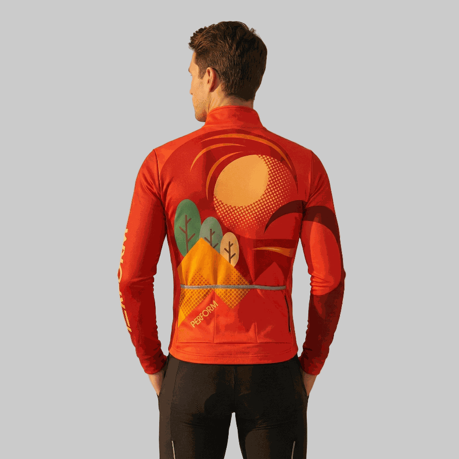 TechBoost | Aero Jersey LS | Sunset Trail