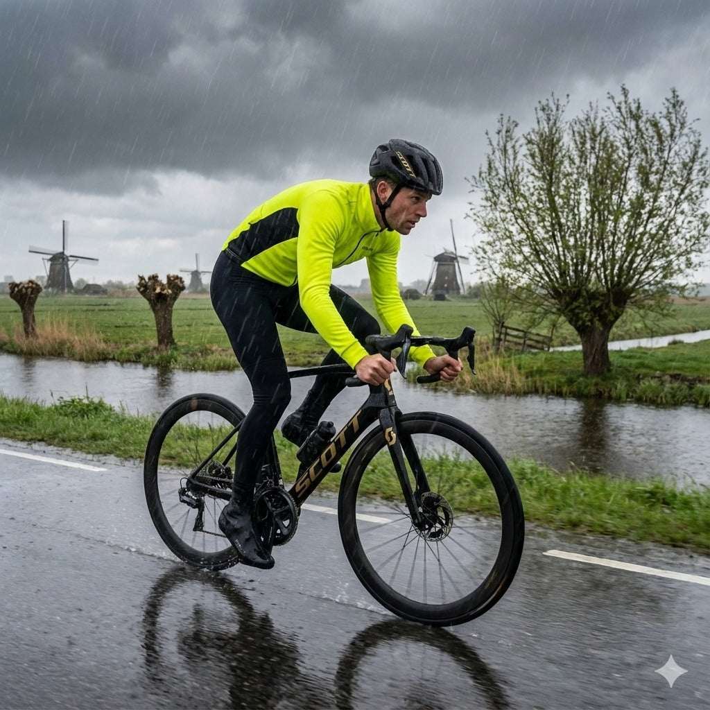 TechBoost | Cycling | IronShell Jacket | Fluo Geel