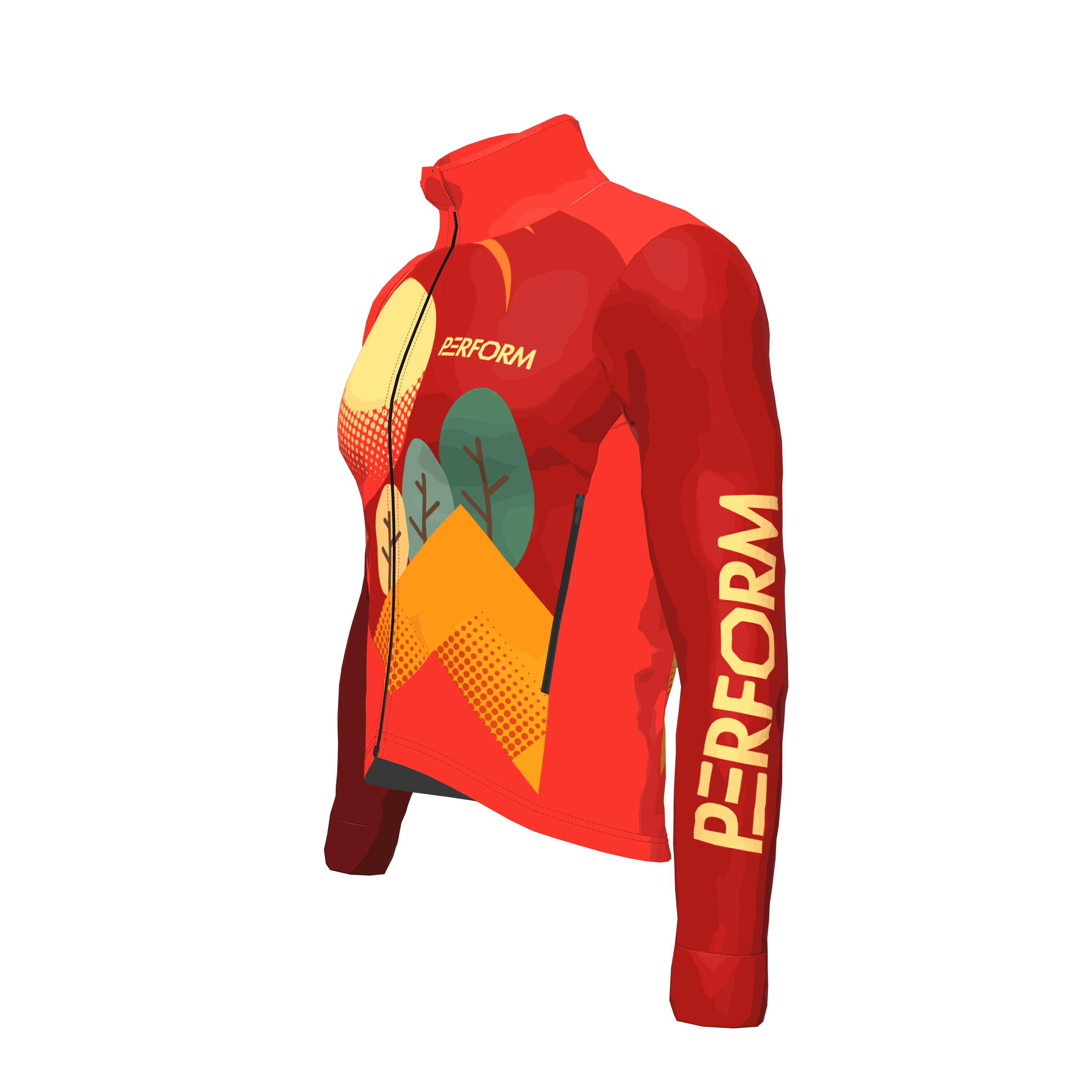 TechBoost | Cycling | IronShell Jacket | Sunset Trail