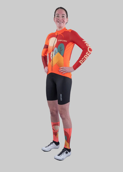 TechBoost | Aero Jersey LS | Sunset Trail