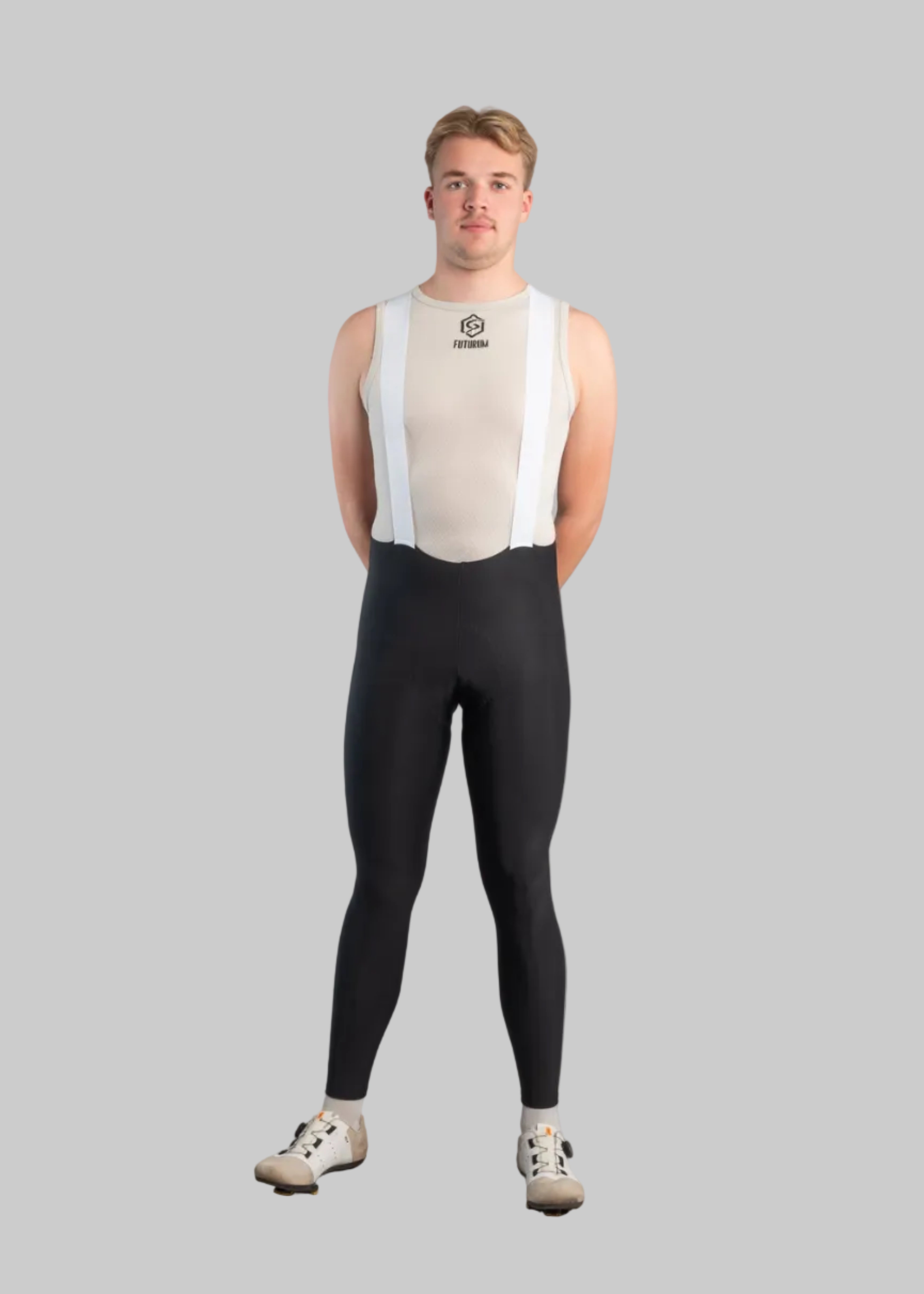 TechBoost | Cycling Long Bib | Zwart | Heren