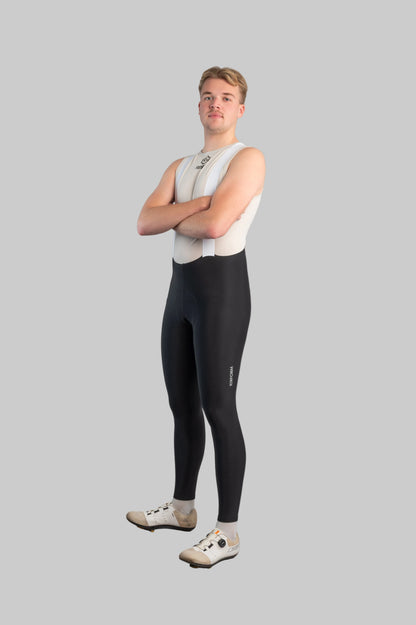TechBoost | Cycling Long Bib | Zwart | Heren