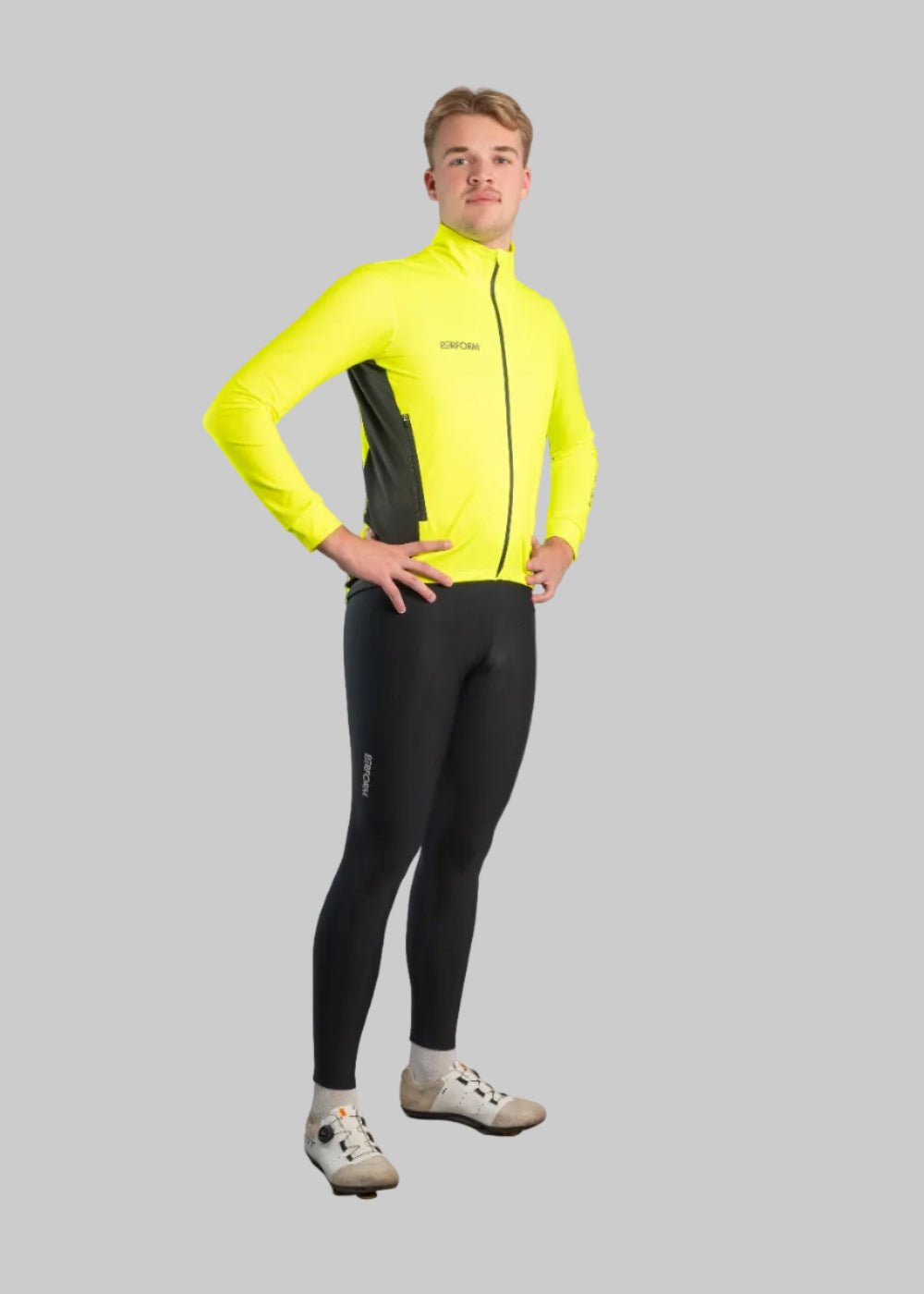 TechBoost | Cycling | IronShell Jacket | Fluo Geel