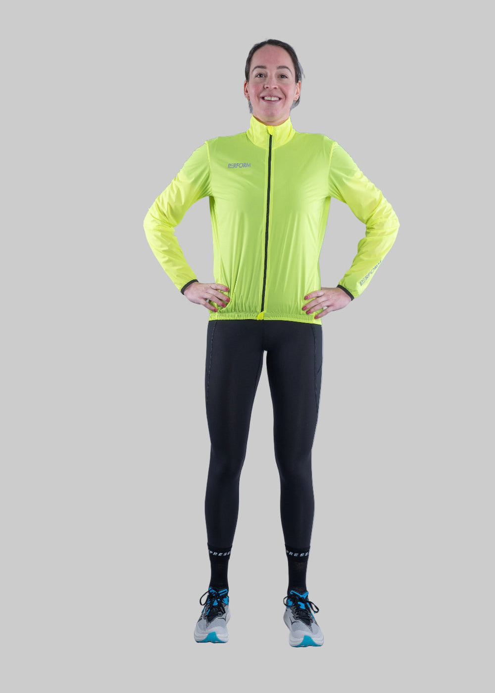 TechBoost | Running Jacket | Fluo Geel | Dames