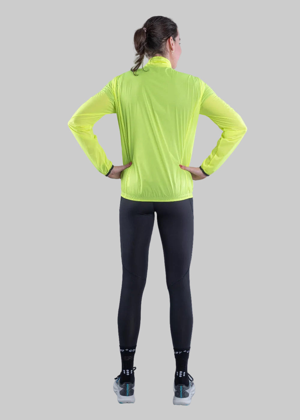 TechBoost | Running Jacket | Fluo Geel | Dames