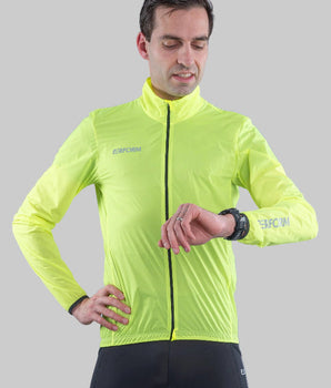 TechBoost | Running Jacket | Fluo Geel | Heren