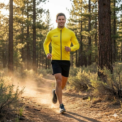 TechBoost | Running Jacket | Fluo Geel | Heren