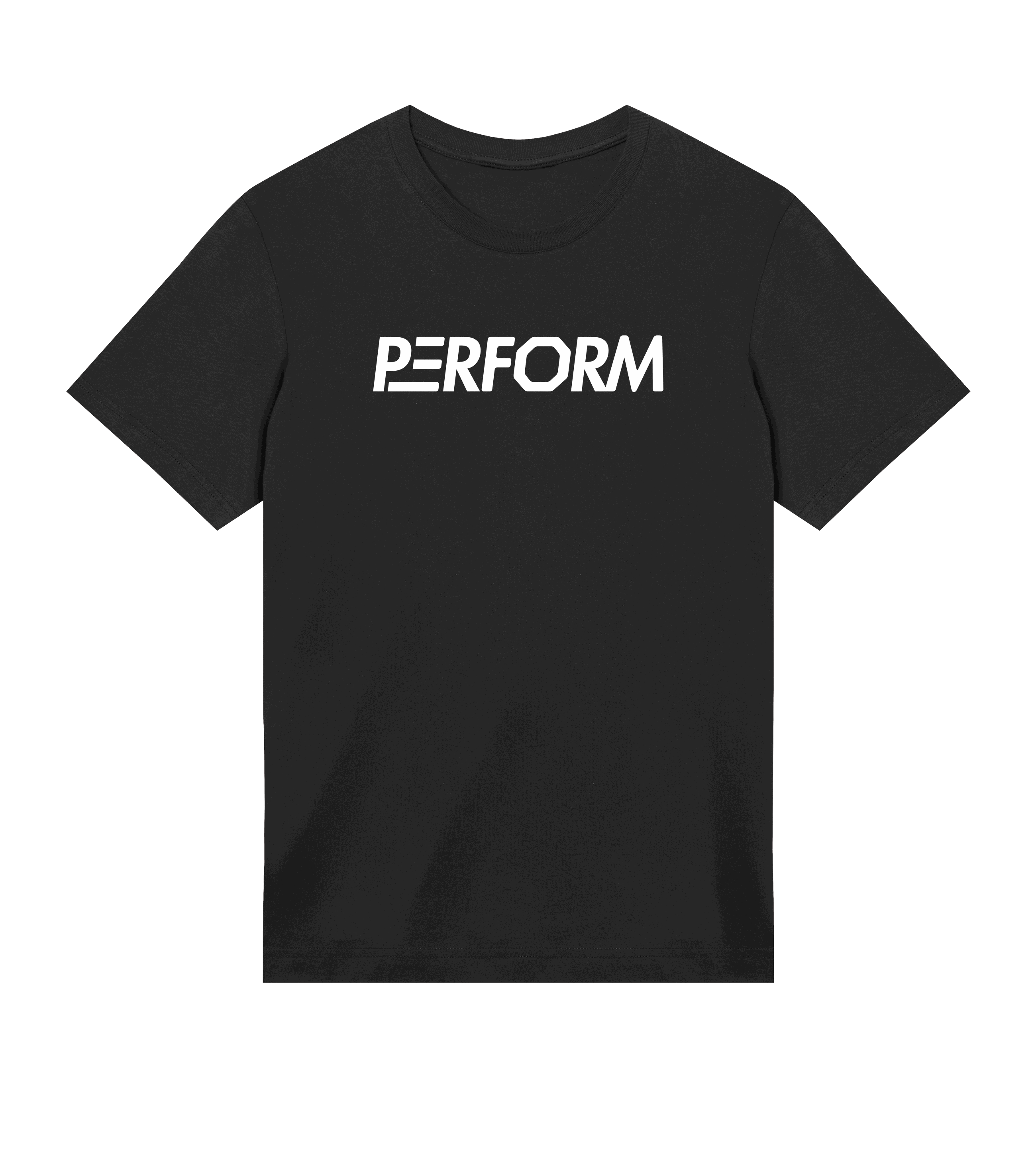 Black Off Duty Perform t-shirt for men made of 100% organic cotton with a classic fit