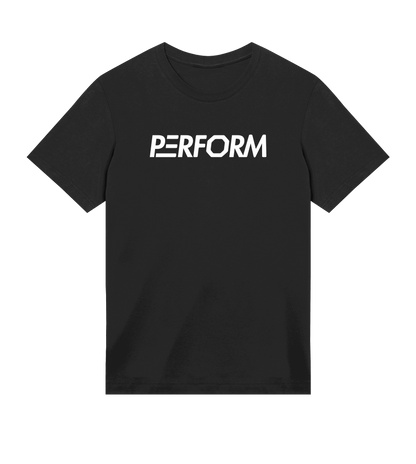 Black Off Duty Perform t-shirt for men made of 100% organic cotton with a classic fit
