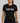 TechBoost | T-Shirt | Groot logo | zwart | Dames