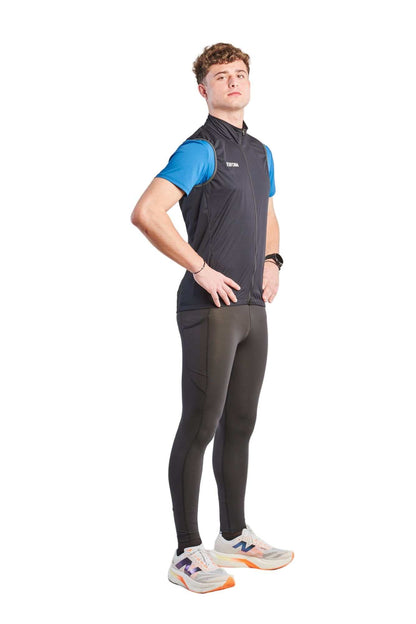 TechBoost | Windbreaker | Zwart | Heren