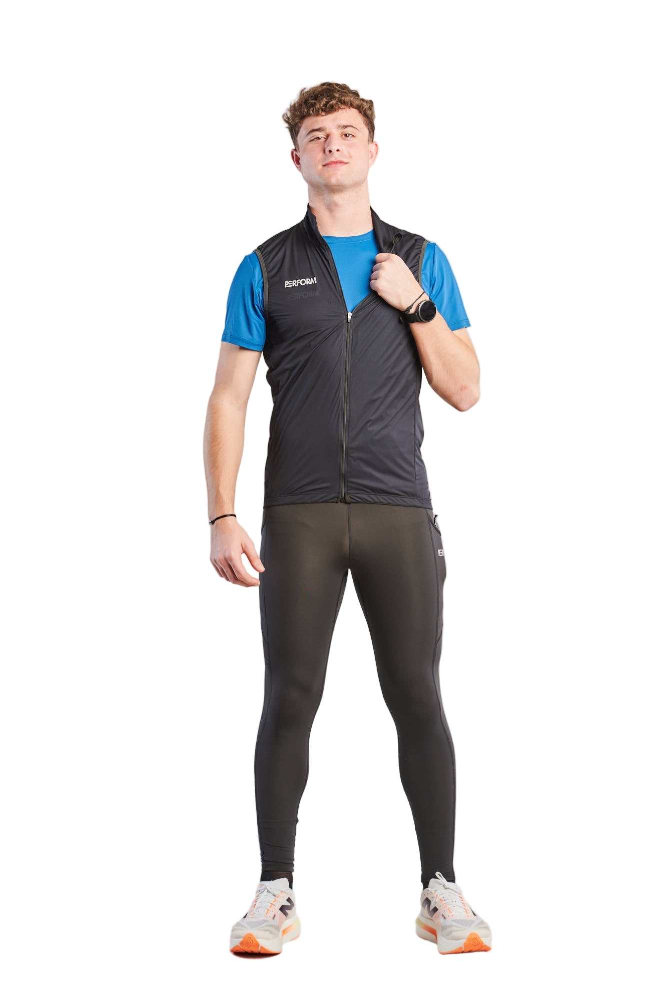 TechBoost | Windbreaker | Zwart | Heren