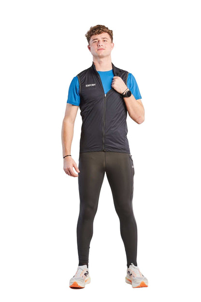 TechBoost | Windbreaker | Zwart | Heren