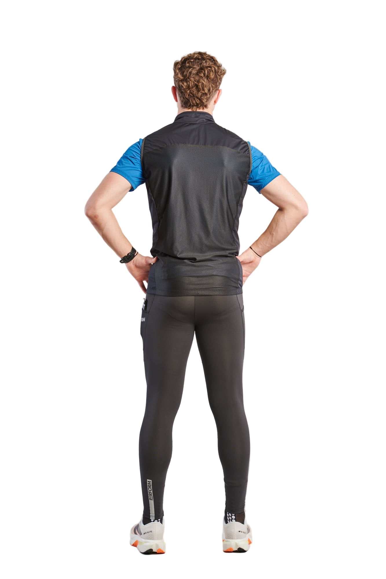 TechBoost | Windbreaker | Zwart | Heren