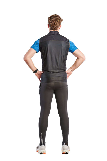 TechBoost | Windbreaker | Zwart | Heren